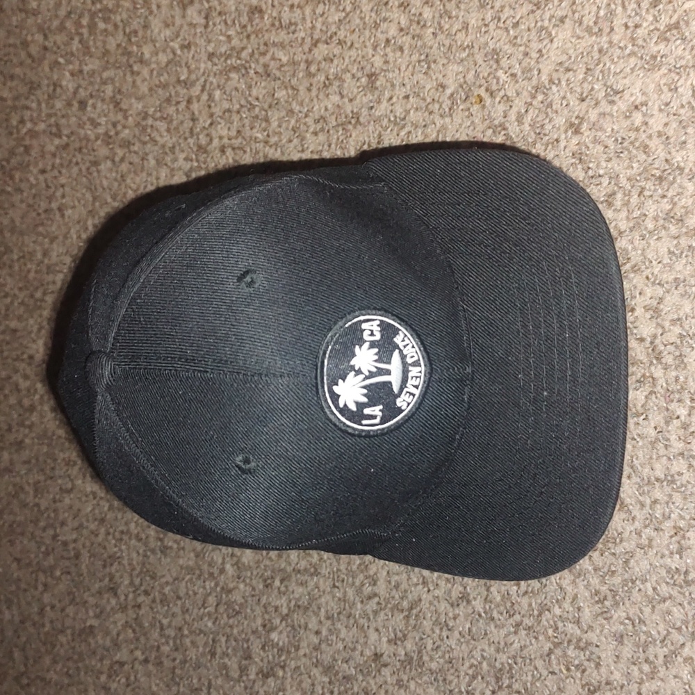 Seven Daze Stitched Patch Logo Snapback Hat Cap - image 1